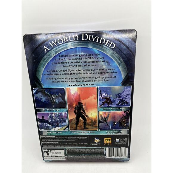 Aion PC Game (2009) CIB Tin Case - Tested and Complete! - Picture 4 of 10